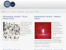 Tablet Screenshot of musique.lt
